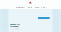 Desktop Screenshot of fahrschulefuchs.de