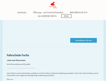 Tablet Screenshot of fahrschulefuchs.de